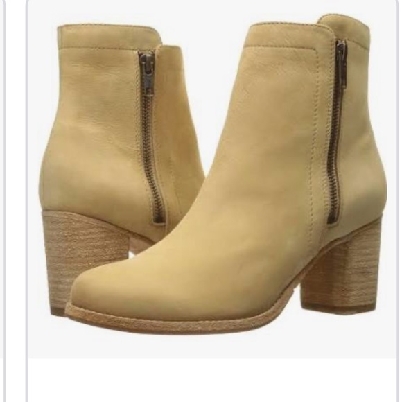 Frye Shoes - Frye Addie Double Zip Sand Soft Nubuck Leather Boots Size 8